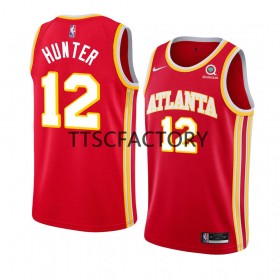Herren NBA Atlanta Hawks Trikot De Andre Hunter 12 Nike 2022-23 Icon Edition Rot Swingman
